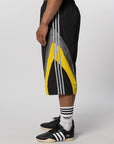 X Brain Dead Track Pant (convert to long short) - Black