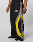 X Brain Dead Track Pant (convert to long short) - Black