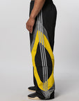 X Brain Dead Track Pant (convert to long short) - Black