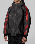X Thug Club Teamgeist Faux Leather Jacket - Black