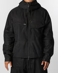Hood Utility Jacket - Black