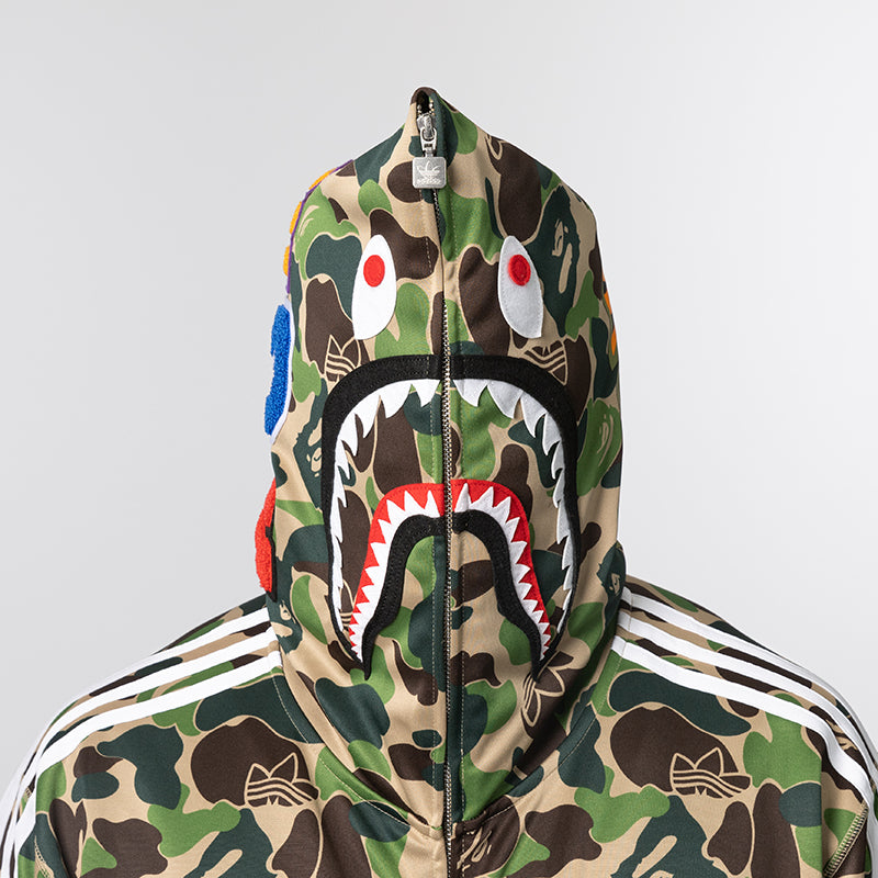 【ひろ】adidas×bape shark track hoodie M adidas Originals Shark Track Hoodie x BAPE - KF4916 | SNS