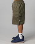 X CLOT By Edison Chen Short - Olive Strata