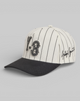 Pinstripe Cap - Chalk White