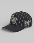 Pinstripe Cap - Black