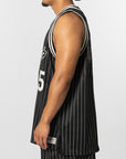 Elite 5 Basketball Jersey - Black