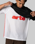 X Arte Long Sleeve Double Layer Jersey - White/Black