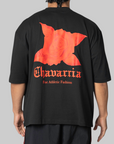 X Willy Chavarria Rose T-Shirt - Black/Red