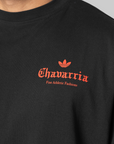 X Willy Chavarria Rose T-Shirt - Black/Red
