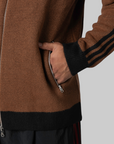 X Song For The Mute ADI008 Knit Jacket - Preloved Brown