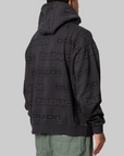 Logo All Over Hoodie - Black