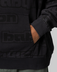 Logo All Over Hoodie - Black