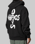 Chaos Days Zip Up Hoodie - Black
