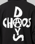 Chaos Days Zip Up Hoodie - Black
