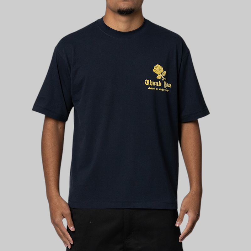 Thank You Needlepoint T-Shirt Naval-Academy – LOADED