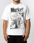 Scribbled Formula UV T-Shirt - White