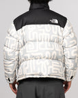 1996 Retro Nuptse Jacket - Grey Lunar Snake Print