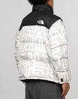 1996 Retro Nuptse Jacket - Grey Lunar Snake Print