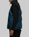 1996 Retro Nuptse Vest - Midnight Petrol/TNF Black