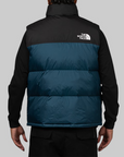 1996 Retro Nuptse Vest - Midnight Petrol/TNF Black