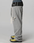 Retro 3 Layered Sweatpant - Melange Grey