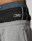 Retro 3 Layered Sweatpant - Melange Grey