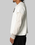 Layered Patch Long Sleeve - Ivory