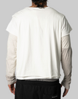 Layered Patch Long Sleeve - Ivory