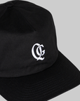 Monogram 5 Panel Hat - Black