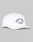 Stencil 5 Panel Hat - White