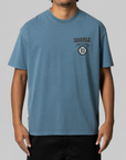 Combo Platter T-Shirt - Wash Marine Blue