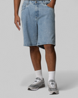 Emb Denim Standard Short - Fade Wash