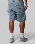 Emb Denim Standard Short - Fade Wash