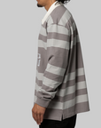 PK Stripe Rugby Top - Zinc