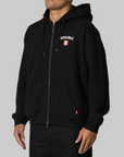 Cities Zip Thru Hoodie - Black