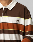 Variagated Stripe Rugby Top - Spice