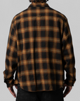 Plaid Classic Long Sleeve Shirt - Mustard