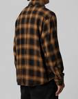 Plaid Classic Long Sleeve Shirt - Mustard