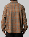 Plaid Long Sleeve Overshirt - Sienna