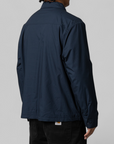 Padded Poplin Jacket - Navy