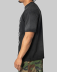 Three Riding Skull Dirt T-Shirt - Black