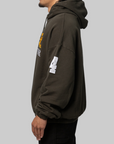 Manc Masked Hoodie - Dark Olive