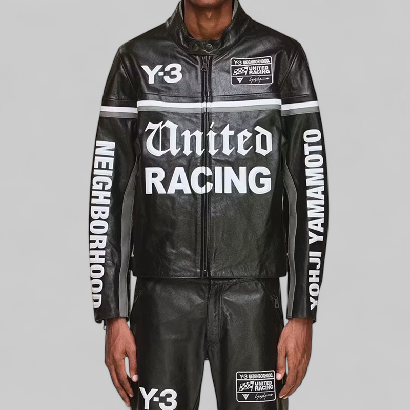 X Neighborhood X Dainese Leather Racer Jacket - Black – LOADED