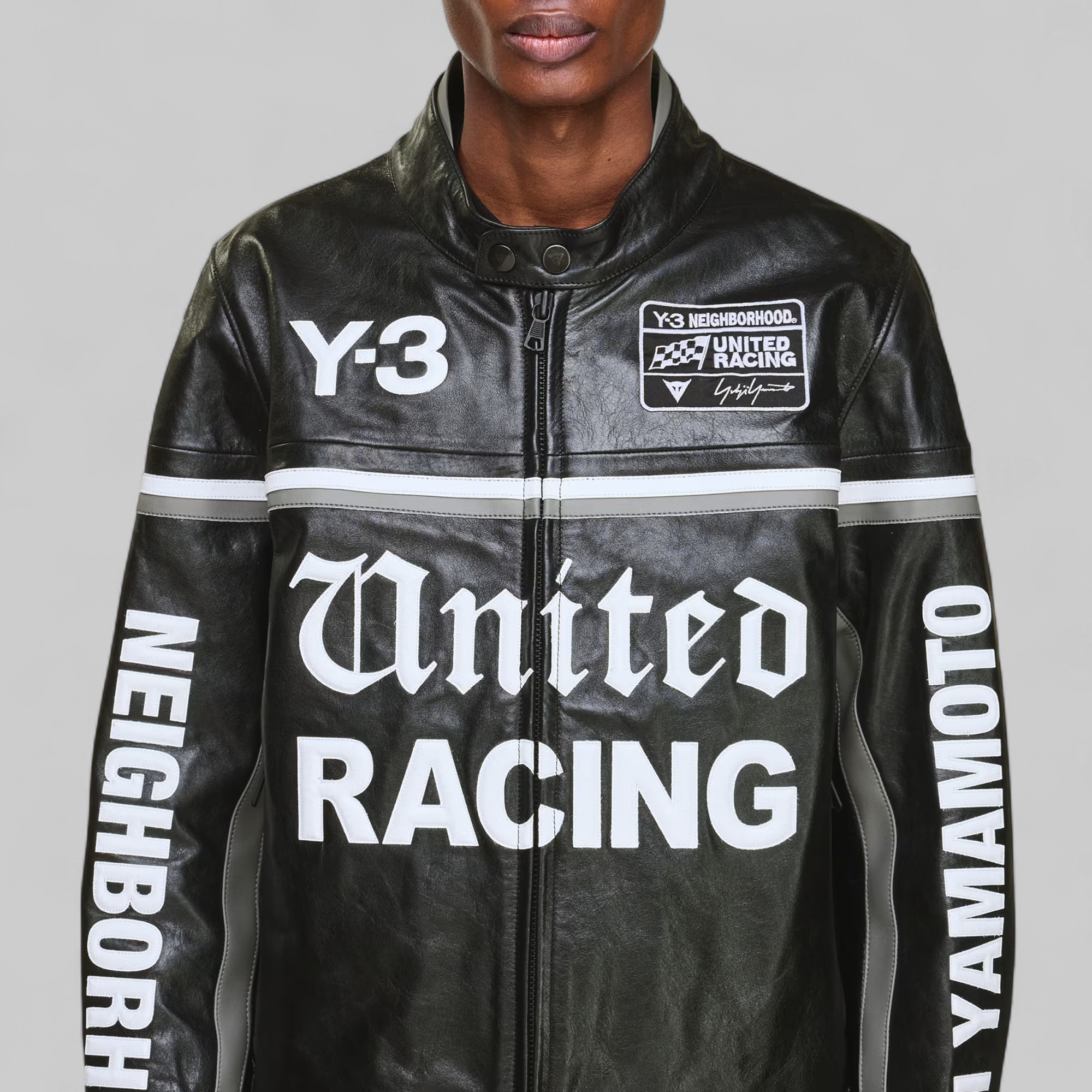X Neighborhood X Dainese Leather Racer Jacket - Black – LOADED