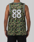 ABC Camo Basketball Tank - Green - LOADED