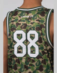 ABC Camo Basketball Tank - Green - LOADED