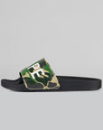 ABC Camo Slide Sandals - Green - LOADED