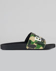 ABC Camo Slide Sandals - Green - LOADED