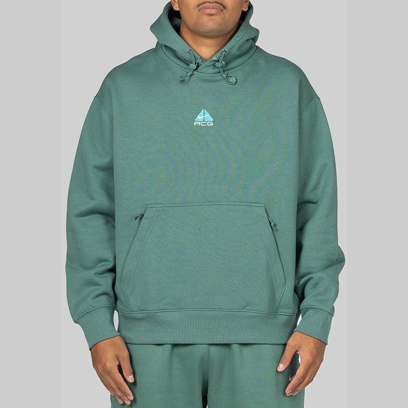 nike acg hoodie green