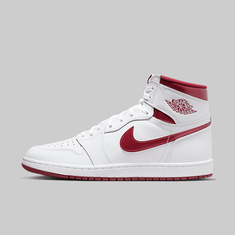 White Air Jordan Mid Red Metallic Jordan Air Jordan Mid 